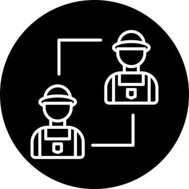 Modern simgenin vektör illüstrasyonu