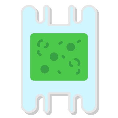 Virüs ikonu vektör illüstrasyonu