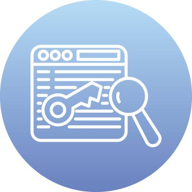 seo modern simgesinin vektör illüstrasyonu