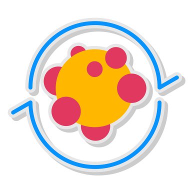 çiçek vektör simgesi. resimleme