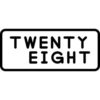 Beyaz arkaplanda metin bulunan retro sayıların siyah ve beyaz simgelerinin vektör çizimi