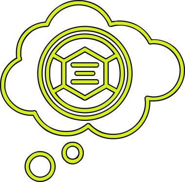 Çin Feneri ikonu ana hatlarıyla