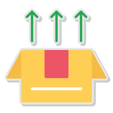 Bir alışveriş arabası simgesinin vektör çizimi