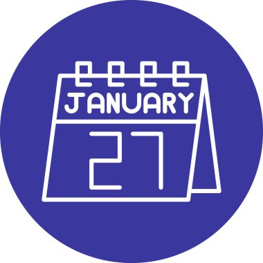 Takvim simgesi tasarımı, vektör illüstrasyonu