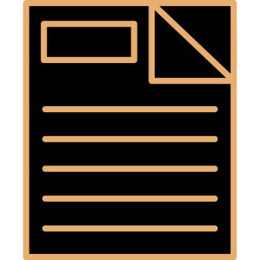 Web sayfası vektör çizgisi simgesi