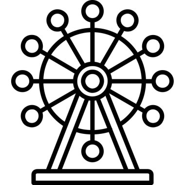 Lunapark eğlence simgesi