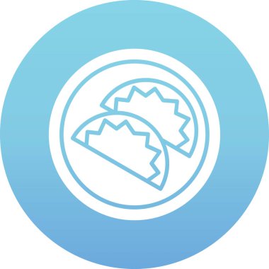 Gıda simgesinin vektör illüstrasyonu