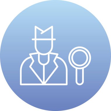 Ara. Web simgesi basit illüstrasyon