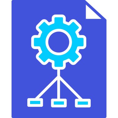 Teçhizat Web simgesi basit illüstrasyon