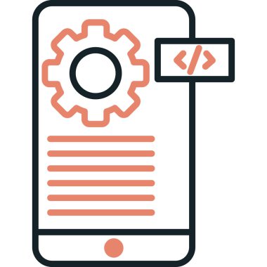 Cep telefonu. Basit resimleme