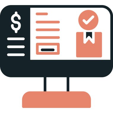 kontrol listesi simgesi vektör illüstrasyonu