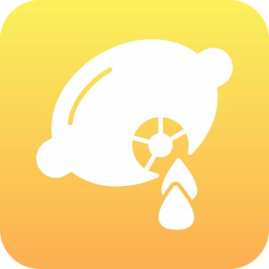 Uzun gölgeli sonbahar yaprağının simgesi