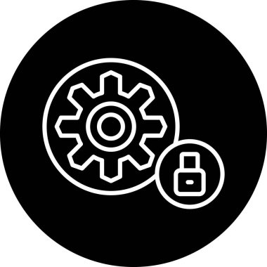 Kişisel ve ticari kullanım için vektör ayarı simgesi.