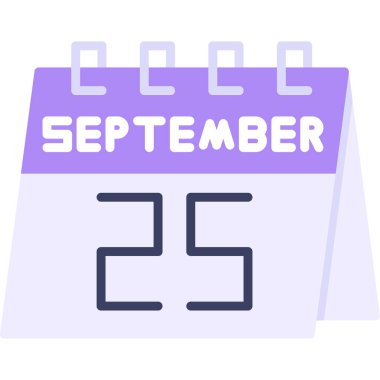 Takvimin vektör illüstrasyonu