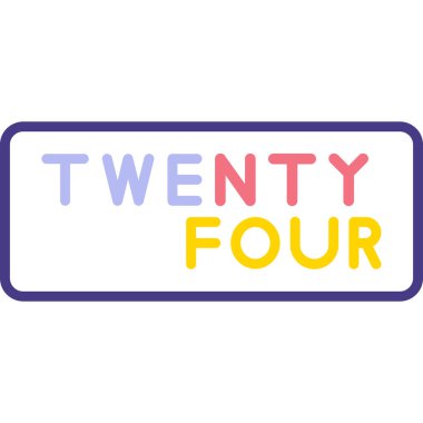 Logo tasarımı için üç numara. Üç numara ve iki numara.