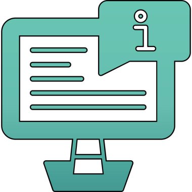 Sohbet simgesi vektör illüstrasyonu