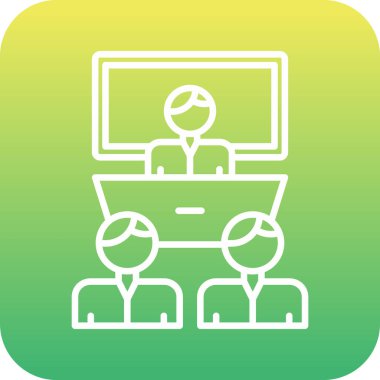 İş ve finans simgesinin vektör illüstrasyonu