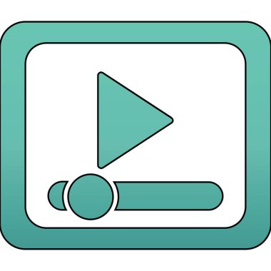 Vektör oyuncu simgesi illüstrasyonu