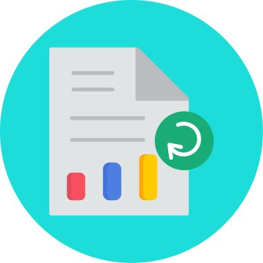 Belge. Web simgesi basit illüstrasyon