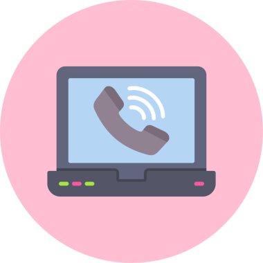 Kablosuz. Web simgesi basit illüstrasyon