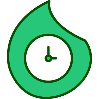 Yapraklı su damlası