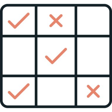 İşaret simgesini işaretle. vektör illüstrasyonu