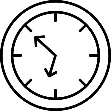 saat simgesi vektör illüstrasyonuName