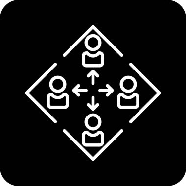 seo modern simgesinin vektör illüstrasyonu