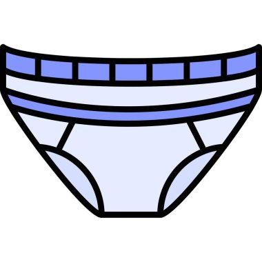 iç çamaşırı ikonu vektör illüstrasyonu. İç çamaşırı işareti.