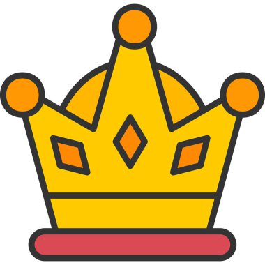Kraliyet tacı. Web simgesi