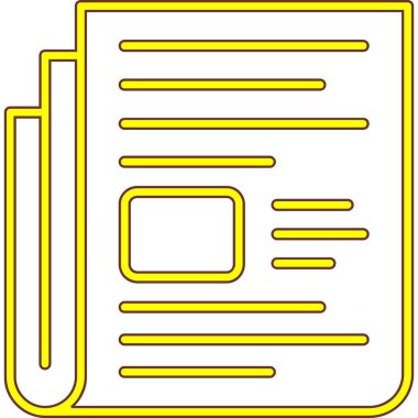 Beyaz arkaplanda izole edilmiş dizin simgesi ve vektör illüstrasyonu