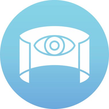 Göz simgesi vektör illüstrasyonu