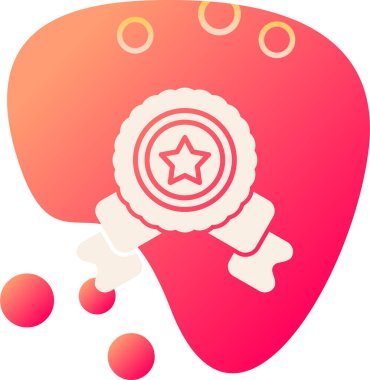 Basit vektör simgesi, pizza illüstrasyonu, vektör konsepti