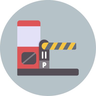 Yol simgesi vektör illüstrasyonu