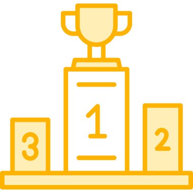 Ödül Simgesi. Vektör İllüstrasyonu