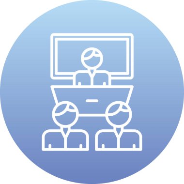 İş ve finans simgesinin vektör illüstrasyonu