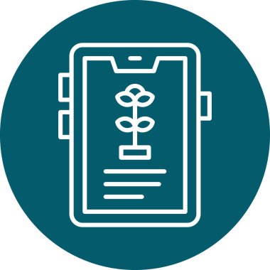 Uygulama modern simgesinin vektör illüstrasyonu