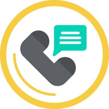 - Telefon. Web simgesi basit illüstrasyon