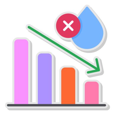 İş analizi grafik simgesi