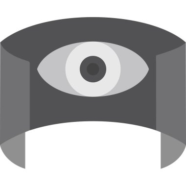 Beyaz arkaplandaki dürbünün vektör çizimi