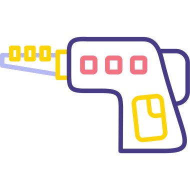 Modern b 'nin vektör illüstrasyonu eksik simgesi