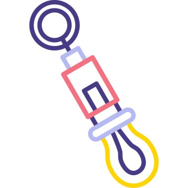 İp. Web simgesi basit illüstrasyon