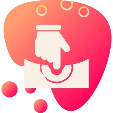 Bir poşet kahvenin vektör çizimi