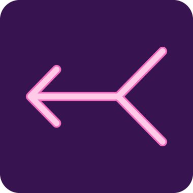 ok simgesi, basit vektör illüstrasyon tasarımı