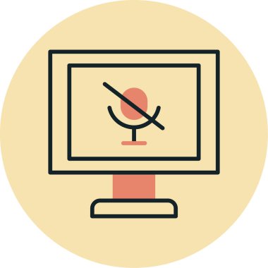 Bilgisayar simgesi. vektör illüstrasyonu