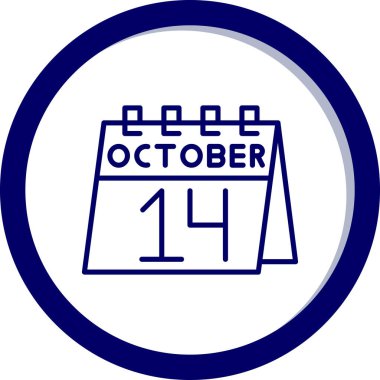 Takvim simgesinde 15 Ekim