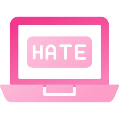 Pembe dizüstü bilgisayarı olan yapışkan bir nota metin