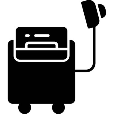 Yazıcı simgesi. vektör illüstrasyonu