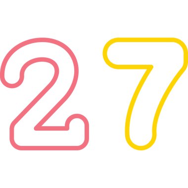 23. işaret simgesi tasarım şablonu