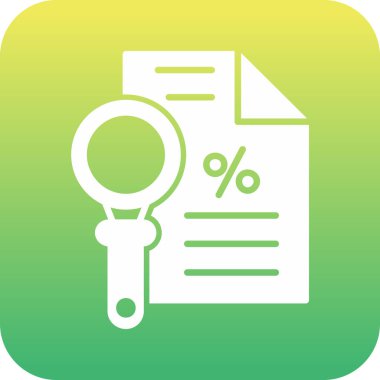 Grafik simgesi olan büyüteç